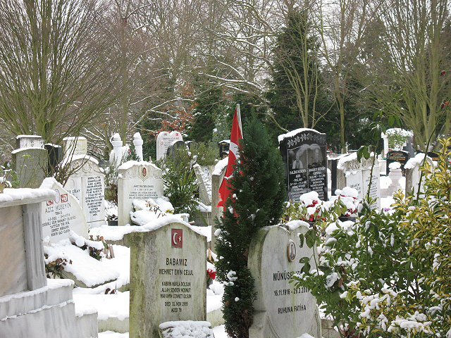 Grove park Cemetery: Islamic burials