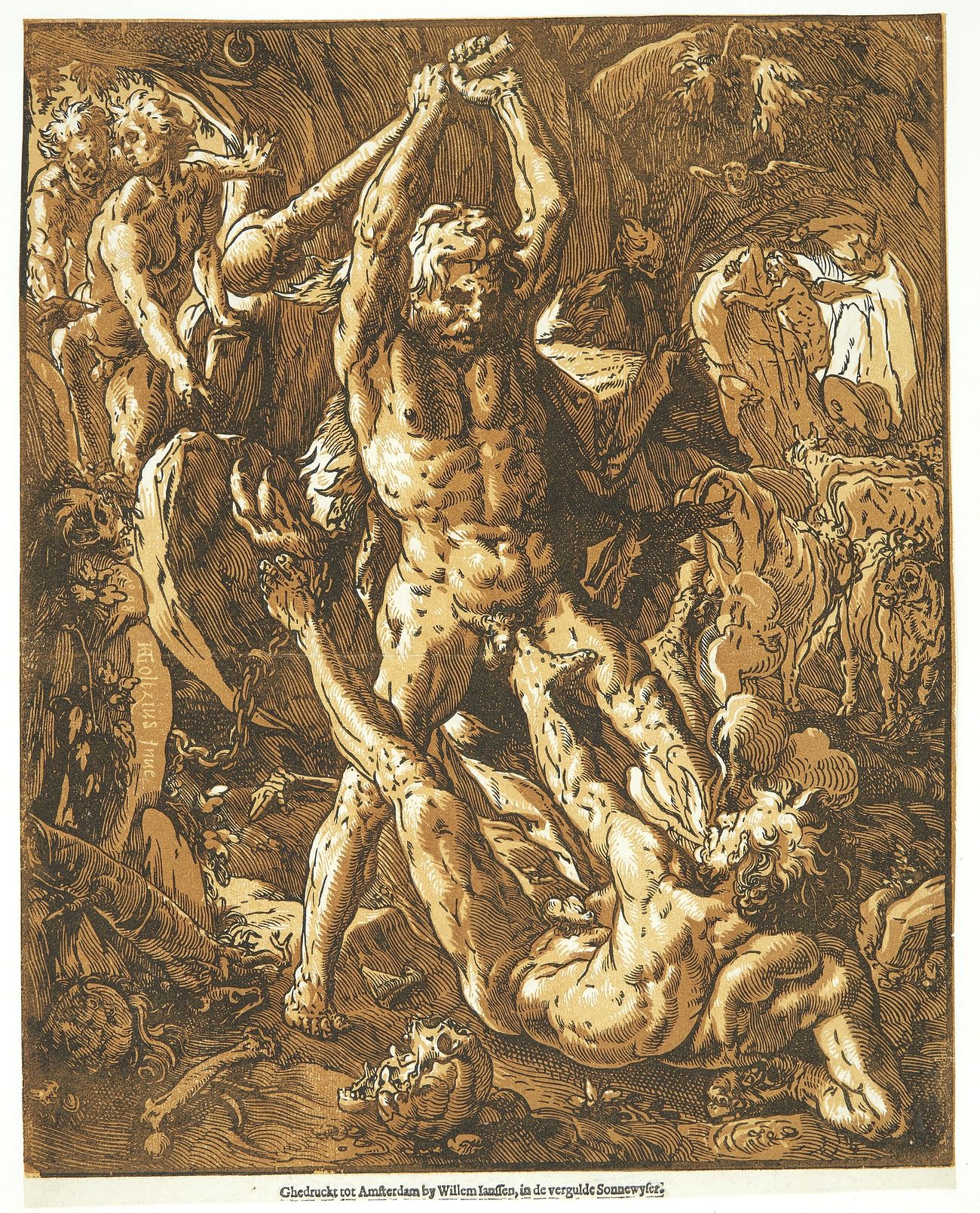 Hercules kills Cacus