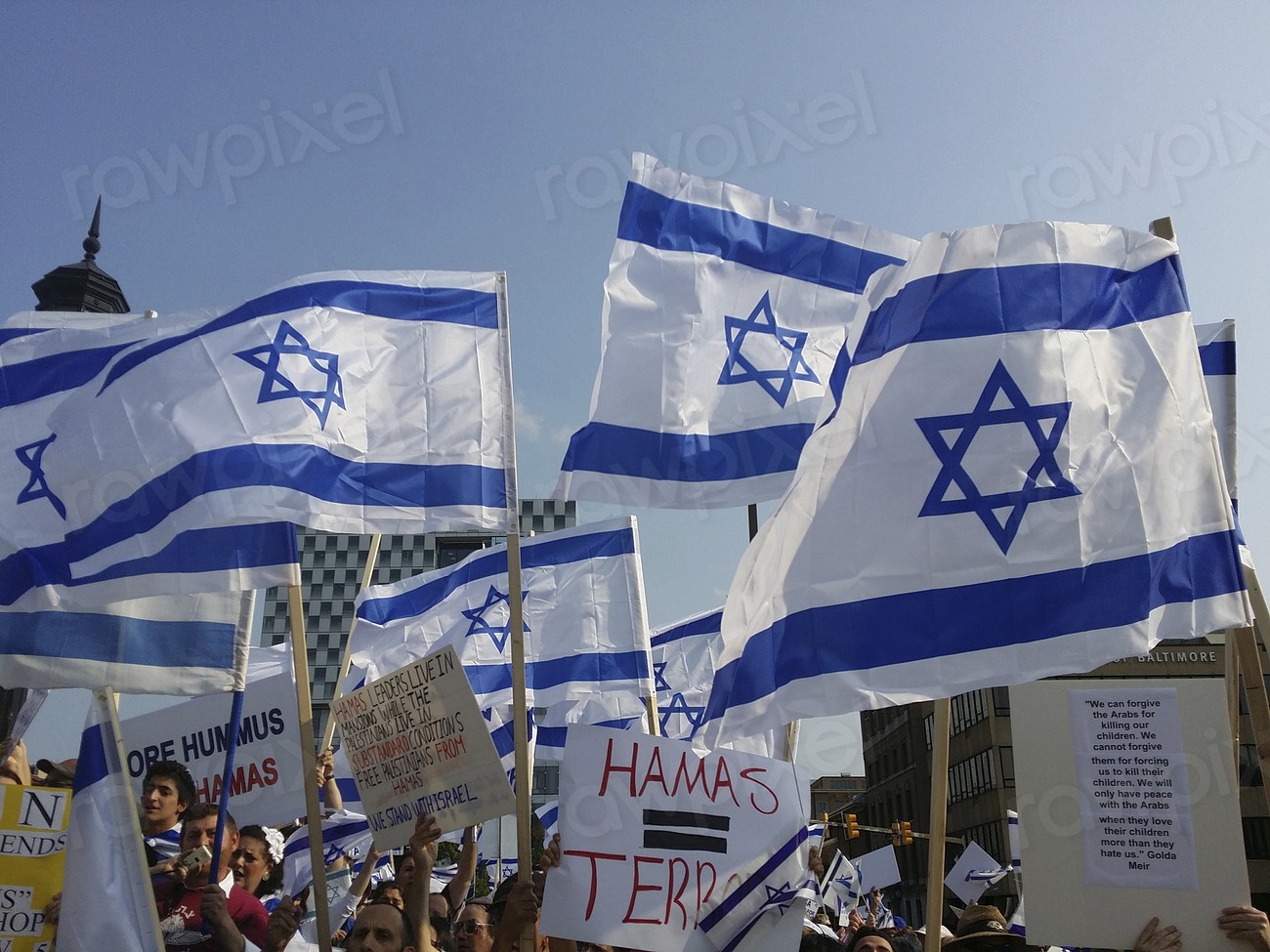 Israel protest against terror -