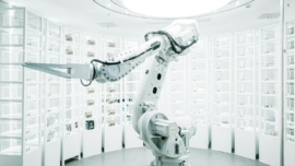 a room with many machines